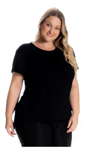 Blusa Camisa Tapa Bumbum Confortável Academia Plus Size 1126