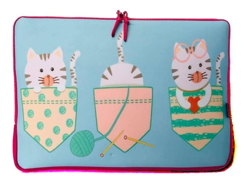 Case Capa Notebook Estampada 11.6-13.3 -14.1 -15.6 Gatos