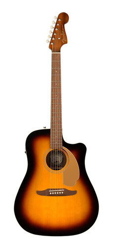 Fender Redondo Player - Guitarra Acústica, Sunburst, Diapa.