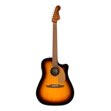 Fender Redondo Player - Guitarra Acústica, Sunburst, Diapa.