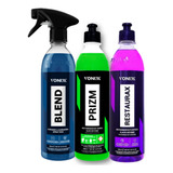 Kit Blend Carnauba Prizm Vidros Restaurax Plasticos Vonixx