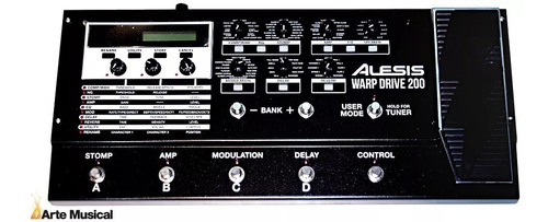 Pedalera Multi Efecto Alesis Warp 200 Oferta