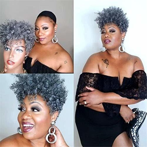 Pelucas - Short Afro Kinky Curly Not Human Hair Wigs For Bla