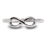 Anillo Infinito Plata Fina 925