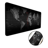 Mouse Pad Gamer Speed Extra Grande 90x40 Mapa Mundi #1