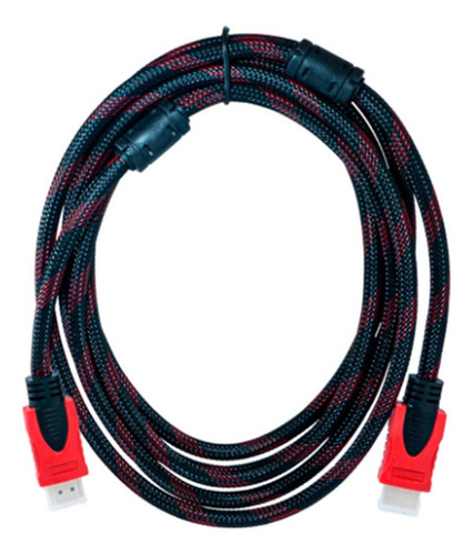 Cabo Hdmi Macho X Macho Com Malha De Nylon 3 Metros