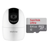 Camera Intelbras Im4-c Full Hd Wifi Com Cartão Sandisk 64gb