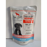 Pouch Sieger Perro Puppy Salmon Y Pollo 100 Grs X 12 Uds. 