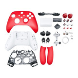 Carcaça Vermelho E Branco Controle De Xbox One Series S Ou X