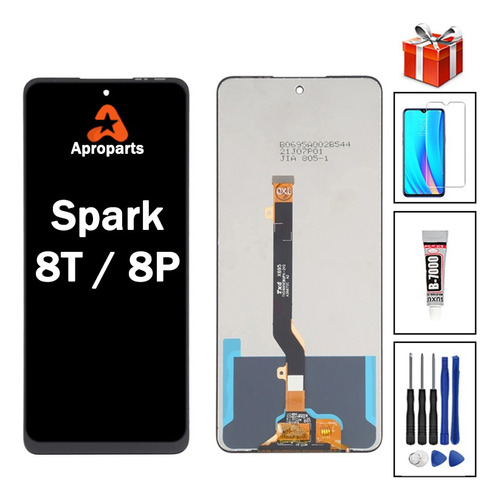 Pantalla Lcd Compatible Con Tecno Spark 8t/8p Kg7