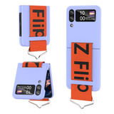 Funda Dakorie Con Strap Para Galaxy Z Flip 4 Purple