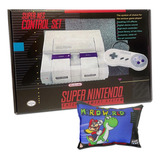 Caixa Para O Super Nintendo + Mini Almofada Do Super Mario