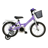 Bicicleta Infantil Aro 16 Athor Bliss Com Cestinha Feminina