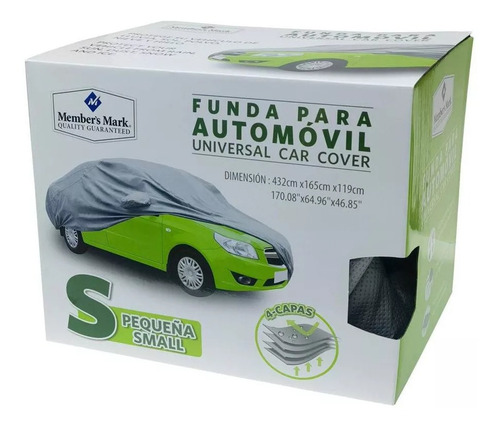 Cubierta Universal Funda Protectora Auto Varios Tamaños