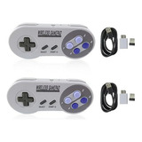 Controlador Inalámbrico Snes (2ps) Con Receptor Usb Para Win