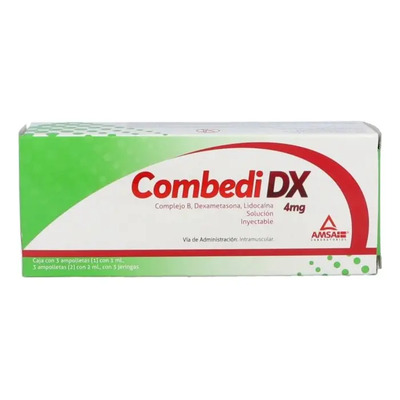 Combedi Dx Solución 100 Mg\u002F100 Mg\u002F40 Mg\u002F30 Mg\u002F5 Mg, 3 Ampolletas 1 Ml + 3 Ampolletas 2 Ml + 3 Jeringas | MercadoLibre