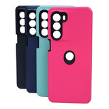 Funda Soft Y Vidrio Templado Glas 9h Para Motorola Moto G200