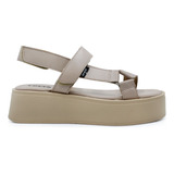 Sandalia Levis Lv-112434b De Plataforma Para Dama Beige