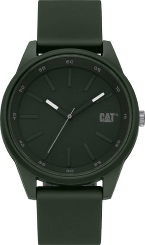 Reloj Cat Black Men, Caja De 42 Mm, Caja De Abs Verde, Corre