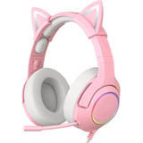 Phnixgam Pink Girl - Auriculares Para Juegos Para Ps4, Ps5,