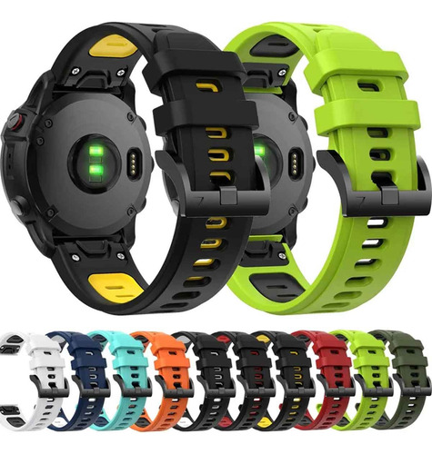 Correa 22mm Pulso Garmin Fenix 5/6/7 Forerunner 955/945/935