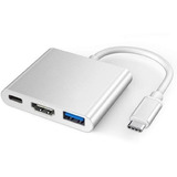 Adaptador Hub Usb C A: Usb 3.0 / Hdmi / Usb C - Pc O Mac