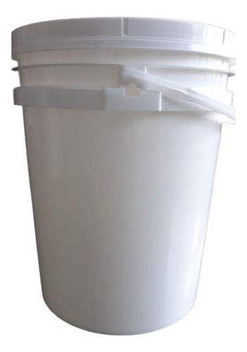 Balde Nastripack Balde De Plastico Pequeno 20 Litros Com Tampa Branco 20 L