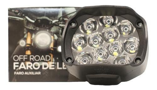 Faro Auxiliar Luz Blanca Plastico Abs Off Road 12v 12led 36w