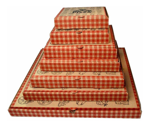 100 Cajas Pizza 30x30cm ($1.595 C/u)+gratis Papel Parafinado