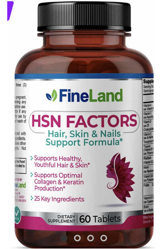 Hsn Factors Hair Skin Y Nails Fine - Unidad a $4667