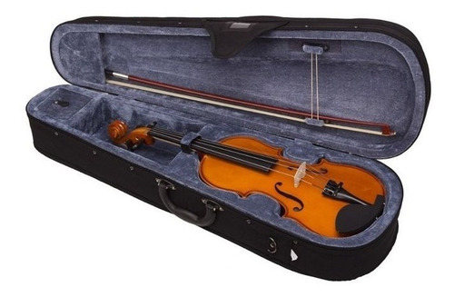 Violín Valencia V160 1/4 Estuche Arco De Estudio Color Marrón Oscuro