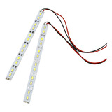 Tira Led De Aluminio Ligero De 2 X 24 Chasis, 6 V, Para 1/10