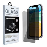 Vidrio Protector Para iPhone 11 / iPhone XR Anti Espia Ne...