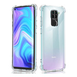 Carcasa Forro Funda Para Redmi Note 9 Reforz + Mica Hidrogel