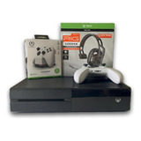 Xbox One Fat 1tb+control Original+stand De Carga+headset Rig