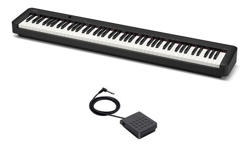 Piano Casio Digital Cdp-s160bk 88 Teclas Usb Pedal E Fonte