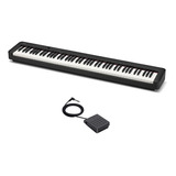 Piano Casio Digital Cdp-s160bk 88 Teclas Usb Pedal E Fonte