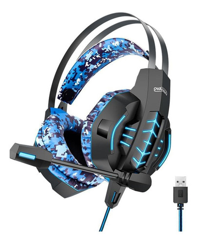 Auricular Gaming Con Mic 7.1 Virtual Ideal Pc Conect Usb Ps4