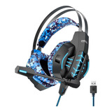 Auricular Gaming Con Mic 7.1 Virtual Ideal Pc Conect Usb Ps4