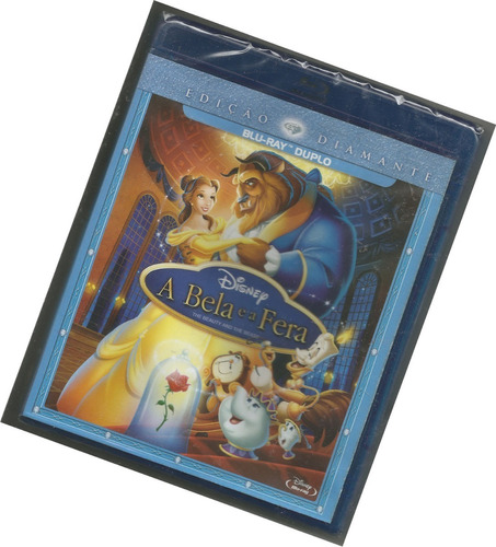 Blu-ray A Bela E A Fera Disney Desenho Duplo Lacrado