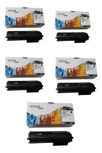 Pack De 5 Toner Katun Tk 1175 Kyocera 2040/2540