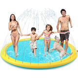 Piscina Inflable Gigante Con Rociadores Niños Adulto Mascota