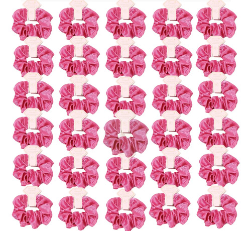 30p Colores Ligas Elásticas Para Cabello Scrunchies De Satén