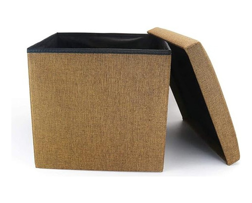 Puff Silla Cubo Organizador Plegable Con Cajón Almacenador