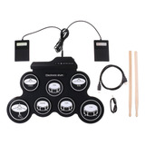 Batería De Música Electrónica Hand Roll Usb Silicon Drum Por