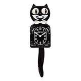 Reloj De Pared Analógico Kit Cat Klock Bc01  Negro