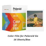Película Polaroid Go Color Marco Blanco De 16 Hojas Para Cam