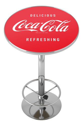 Trademark Gameroom Coca-cola - Mesa De Bar Con Reposapiés,.