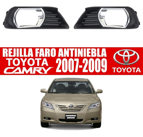 Tapa Rejilla Faro De Neblina Toyota Camry 2007 2008  Foto 2