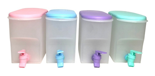 Dispenser 3 Litros Con Canilla Y Tapa Jugo Agua Bazarshop